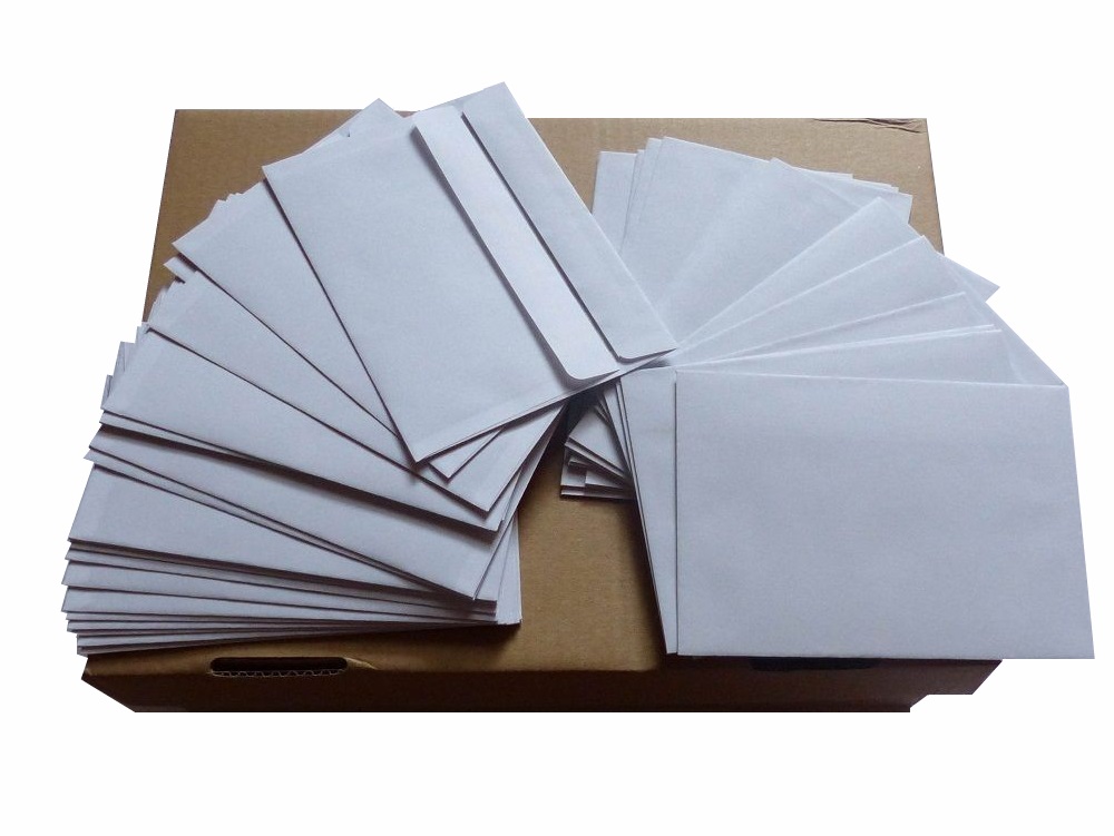 1.000 Stück BONG Briefumschlag grau C6 ohne Fenster 114x162mm 